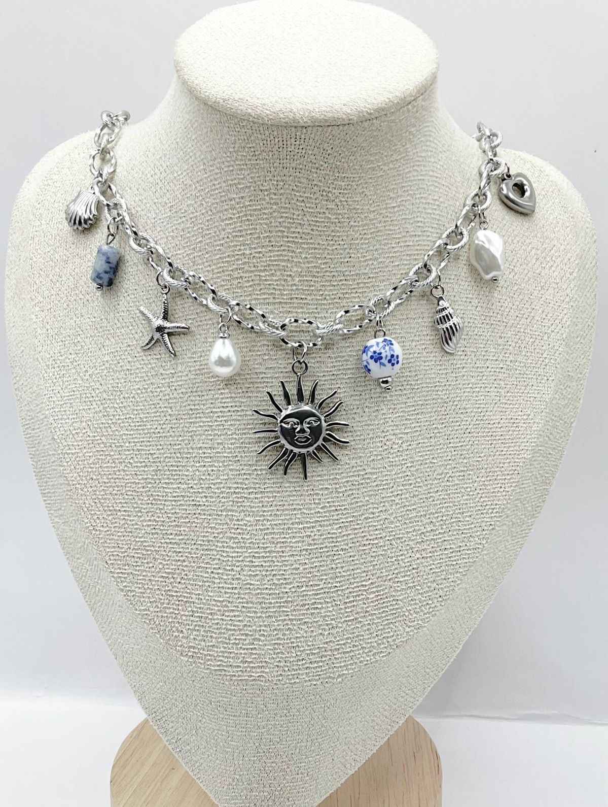 Collar de charms Mar Rosa